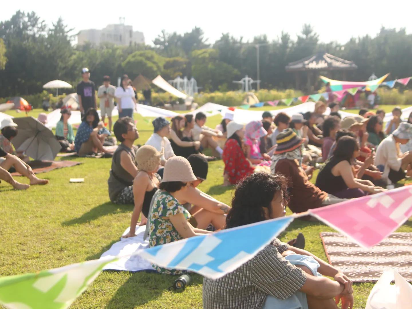 Palco principal do 1.º Gangjeong Peace Music Camp