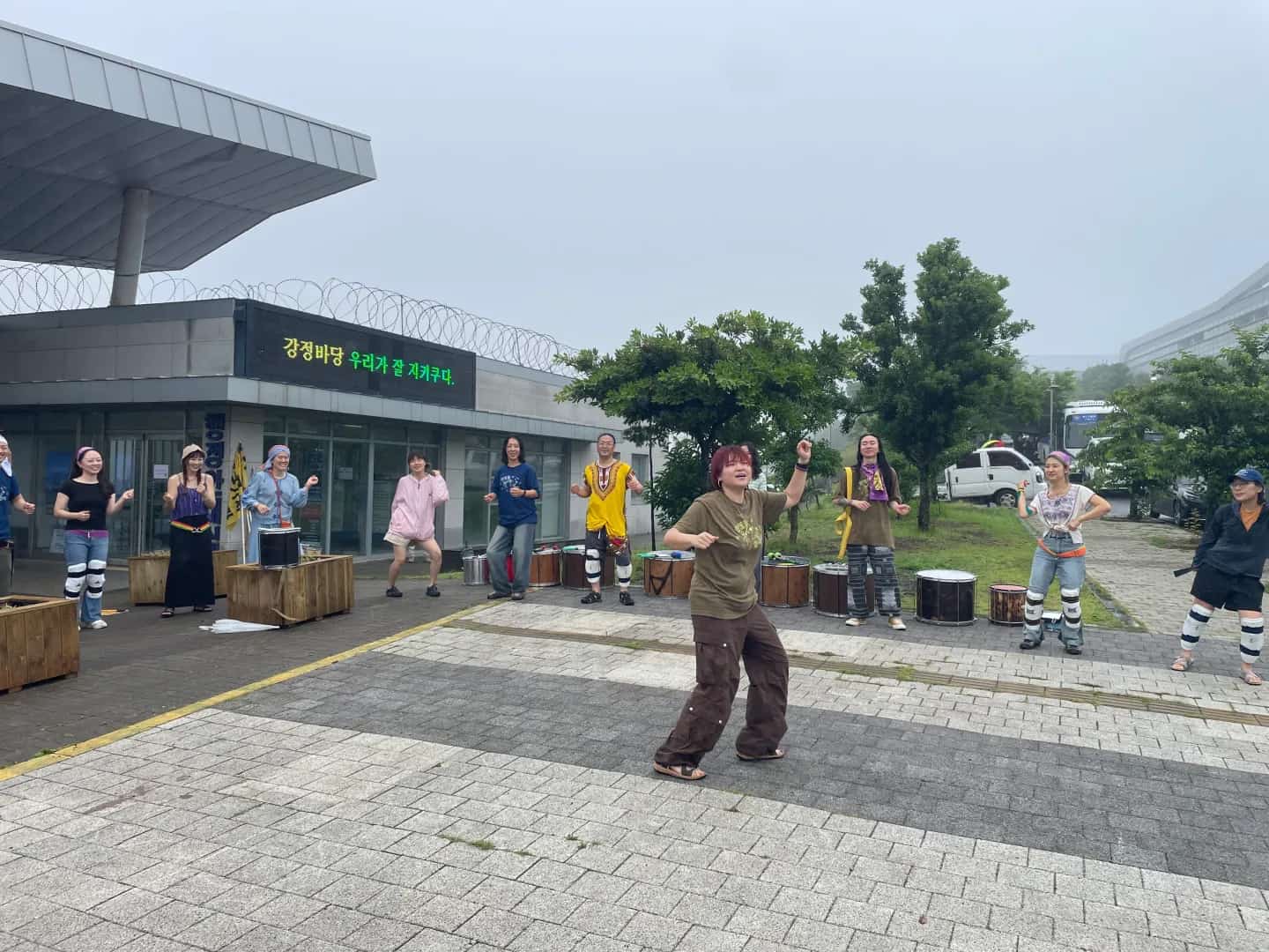 Foto del Campamento de Música por la Paz de Gangjeong 2025
