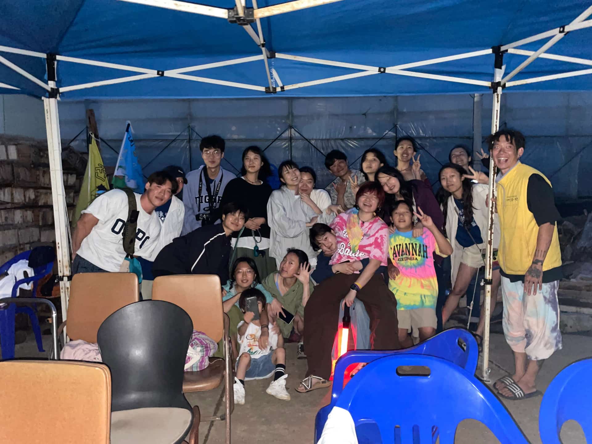 Foto del Campamento de Música por la Paz de Gangjeong 2025