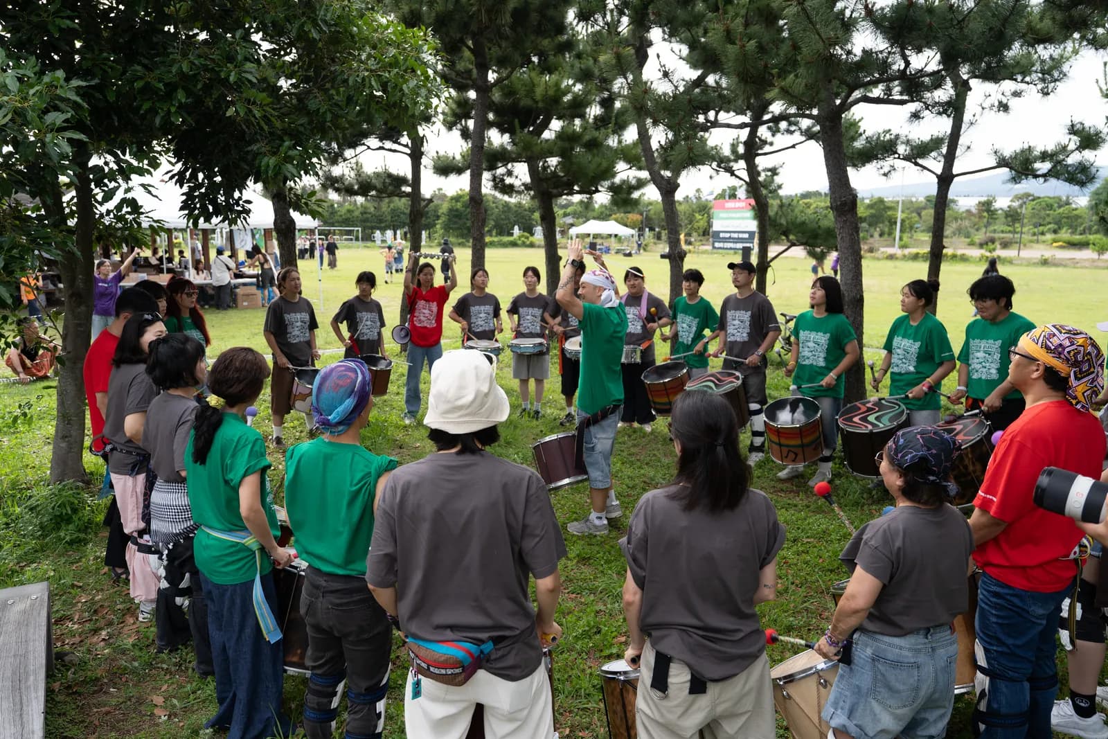 Foto do Campo de Música pela Paz de Gangjeong 2026