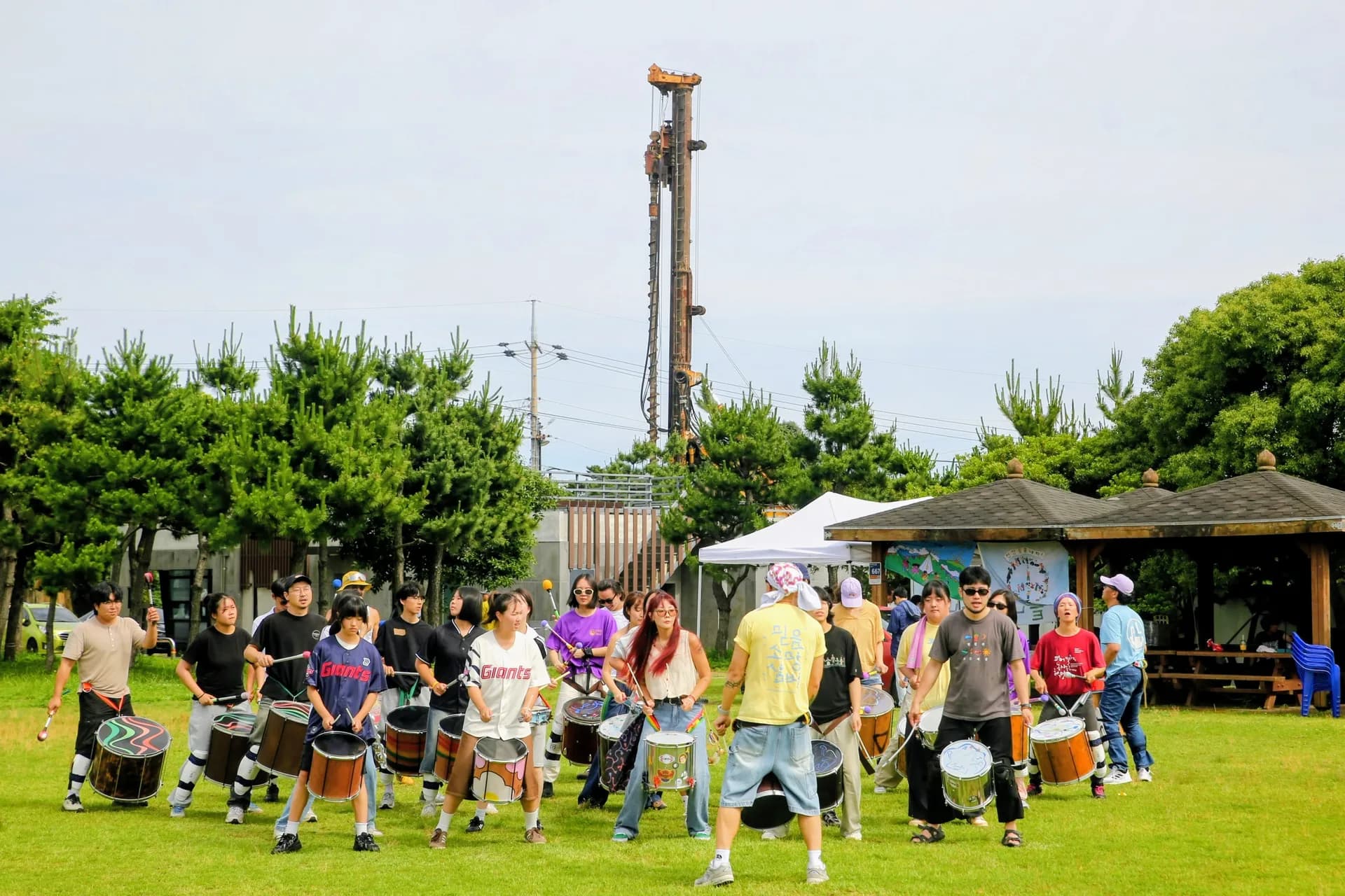 Foto do Campo de Música pela Paz de Gangjeong 2026