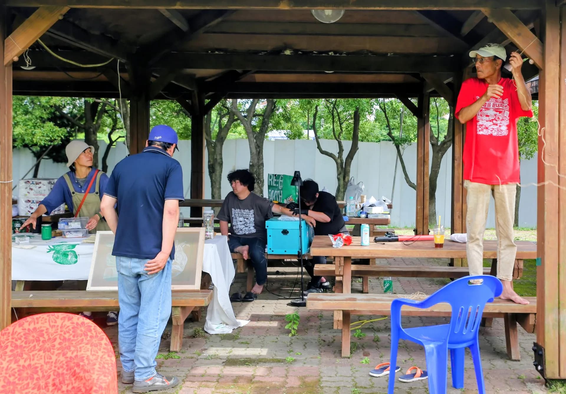 Foto do Campo de Música pela Paz de Gangjeong 2026