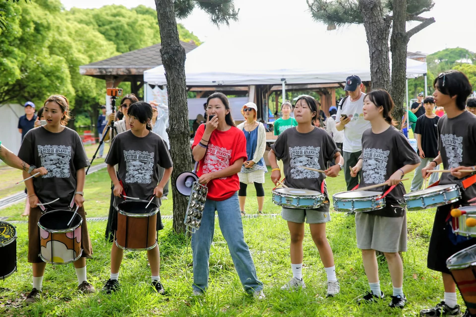 Foto do Campo de Música pela Paz de Gangjeong 2026