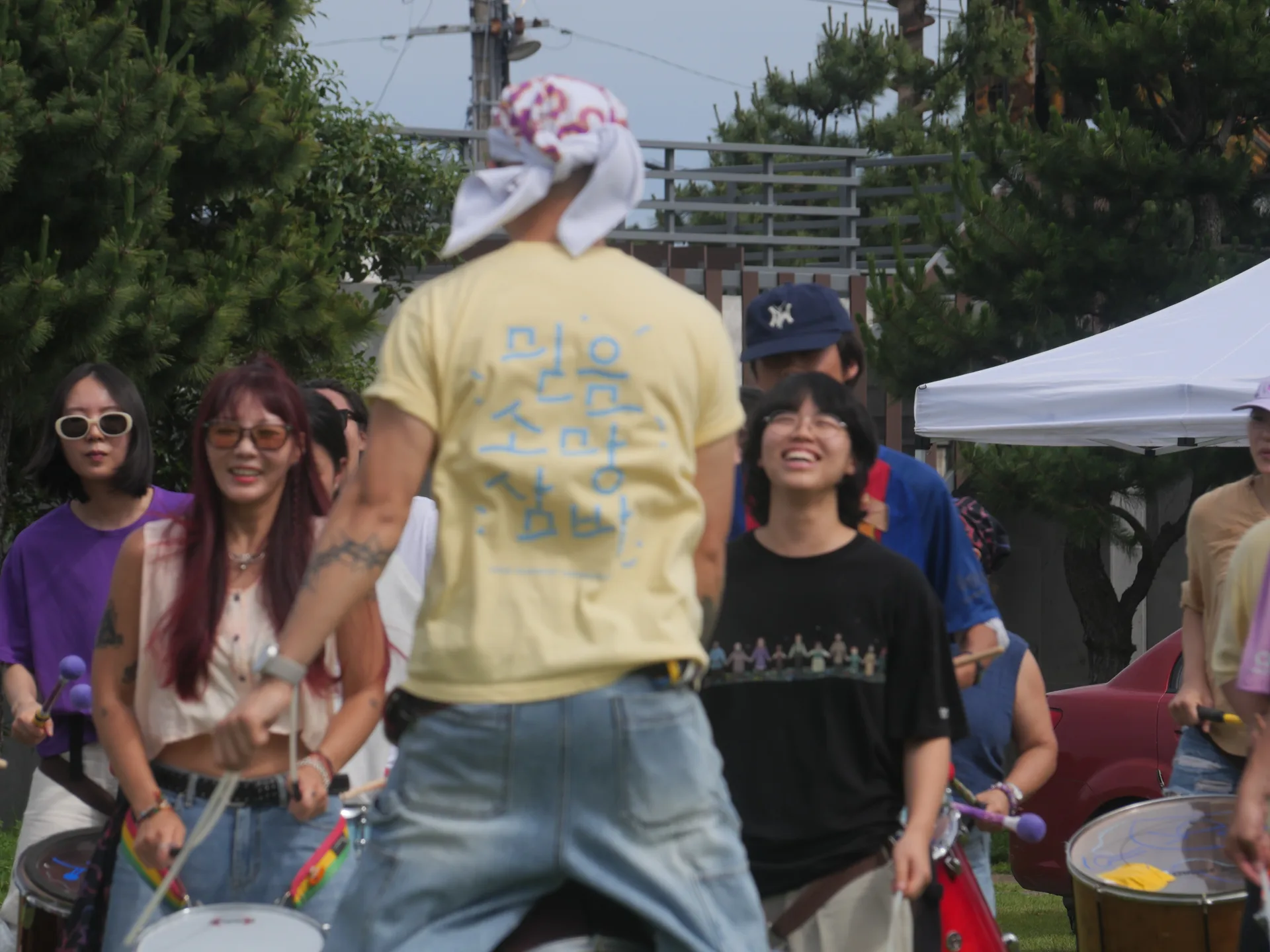 Foto do Campo de Música pela Paz de Gangjeong 2026