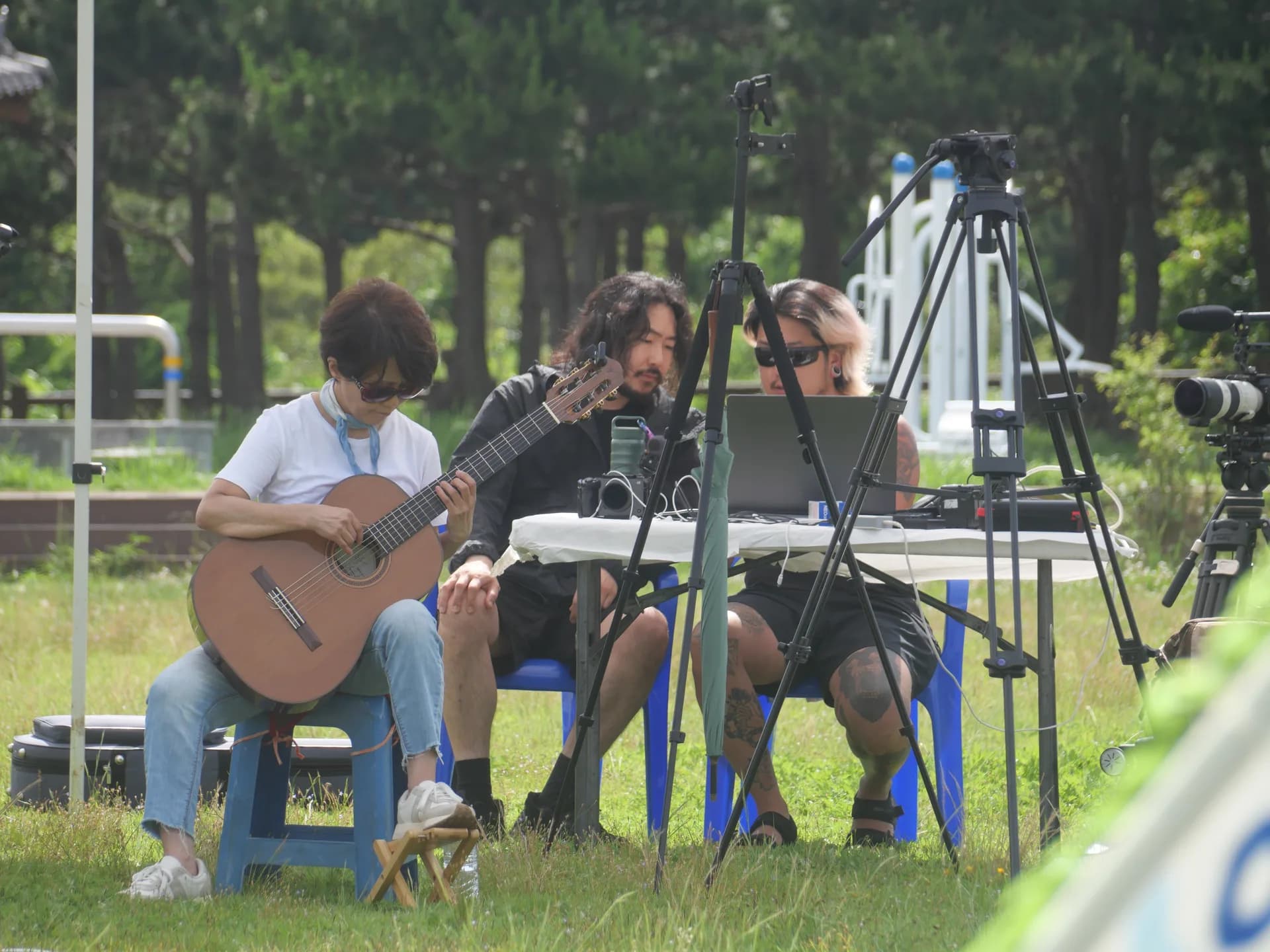 Foto do Campo de Música pela Paz de Gangjeong 2026