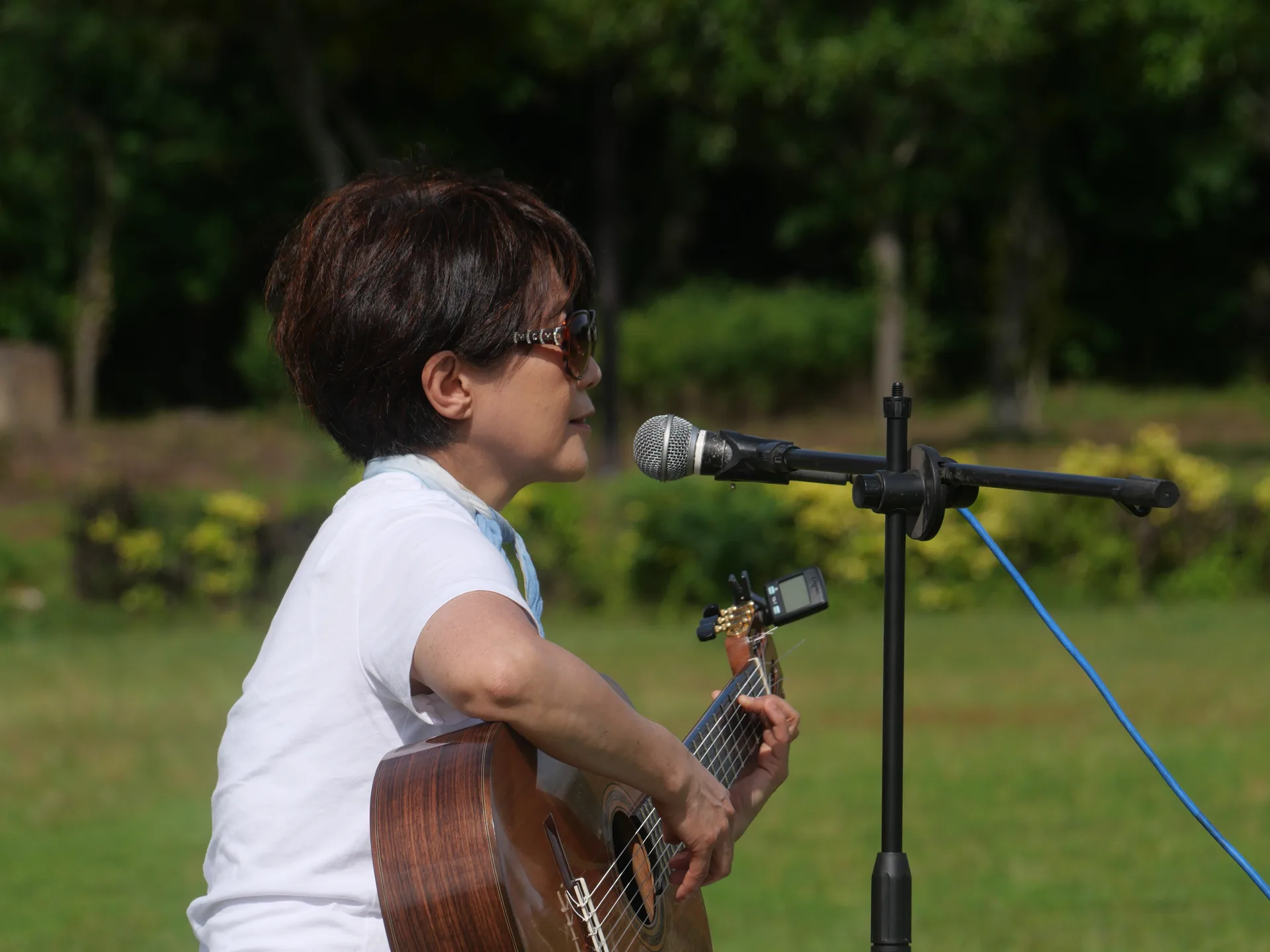 Foto do Campo de Música pela Paz de Gangjeong 2026